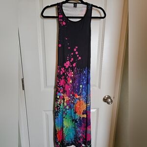 SHEIN Multicolor Splatter Dress